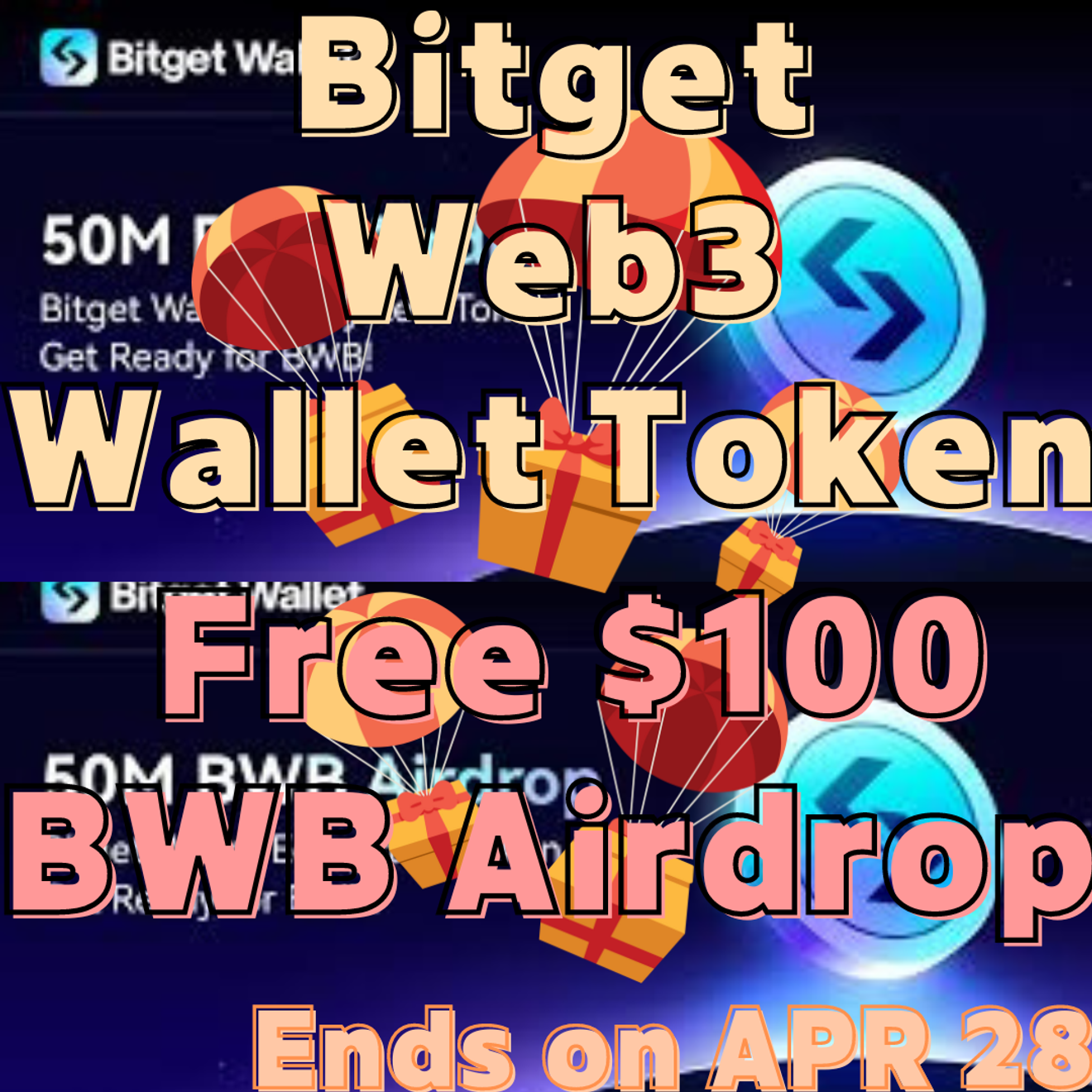 🚀[Khai thác miễn phí BWB, coin của sàn giao dịch đứng thứ 4 thế giới], Ví Bitget 45 triệu USD [Bitcoin/Ethereum/Airdrop/NFT]