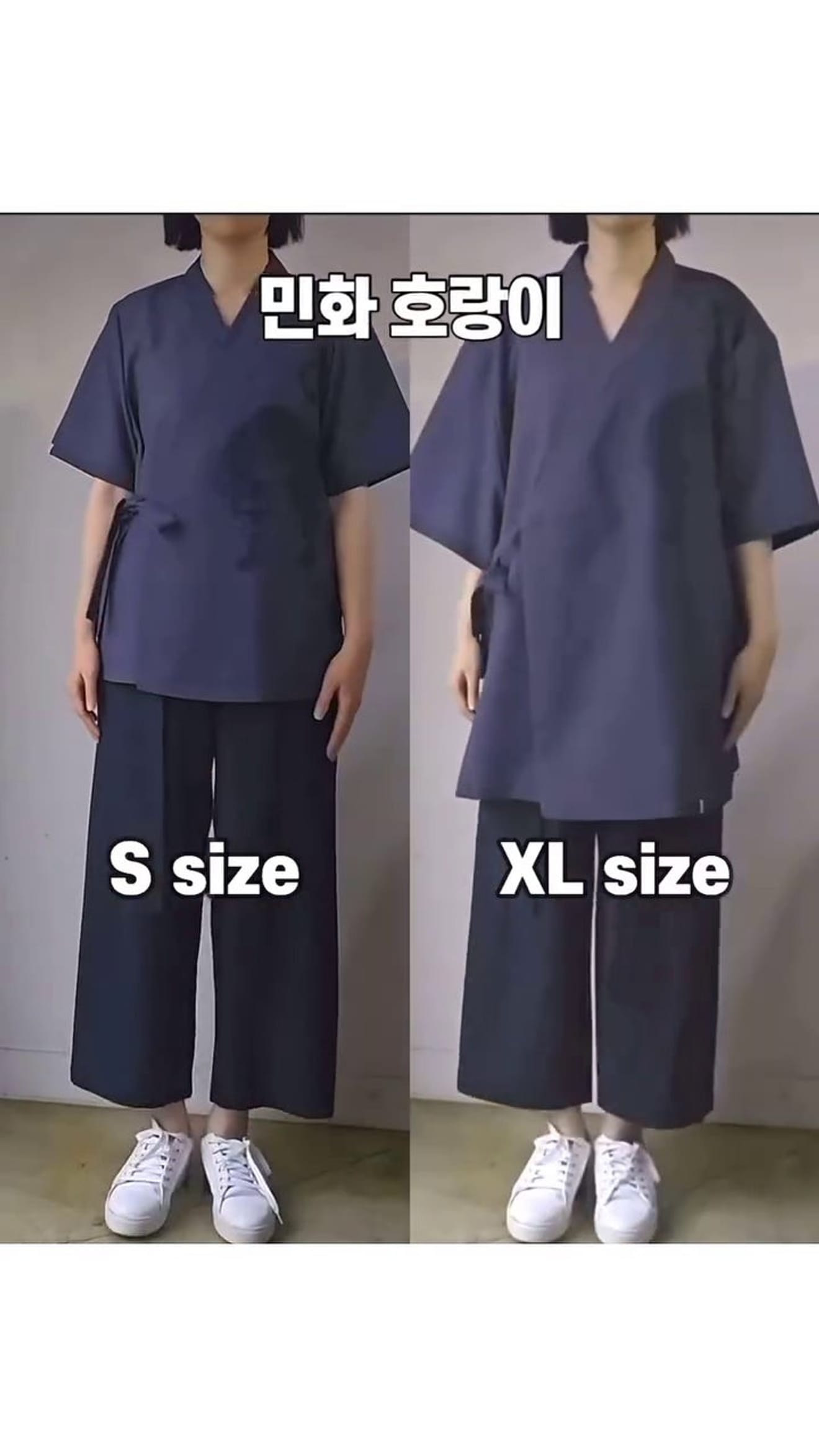 Des motifs de tigre et d'oiseaux de style peinture traditionnelle coréenne (minwha) rehaussent le style d’un chemisier Hanbok grande taille ! La taille XL est également très jolie !