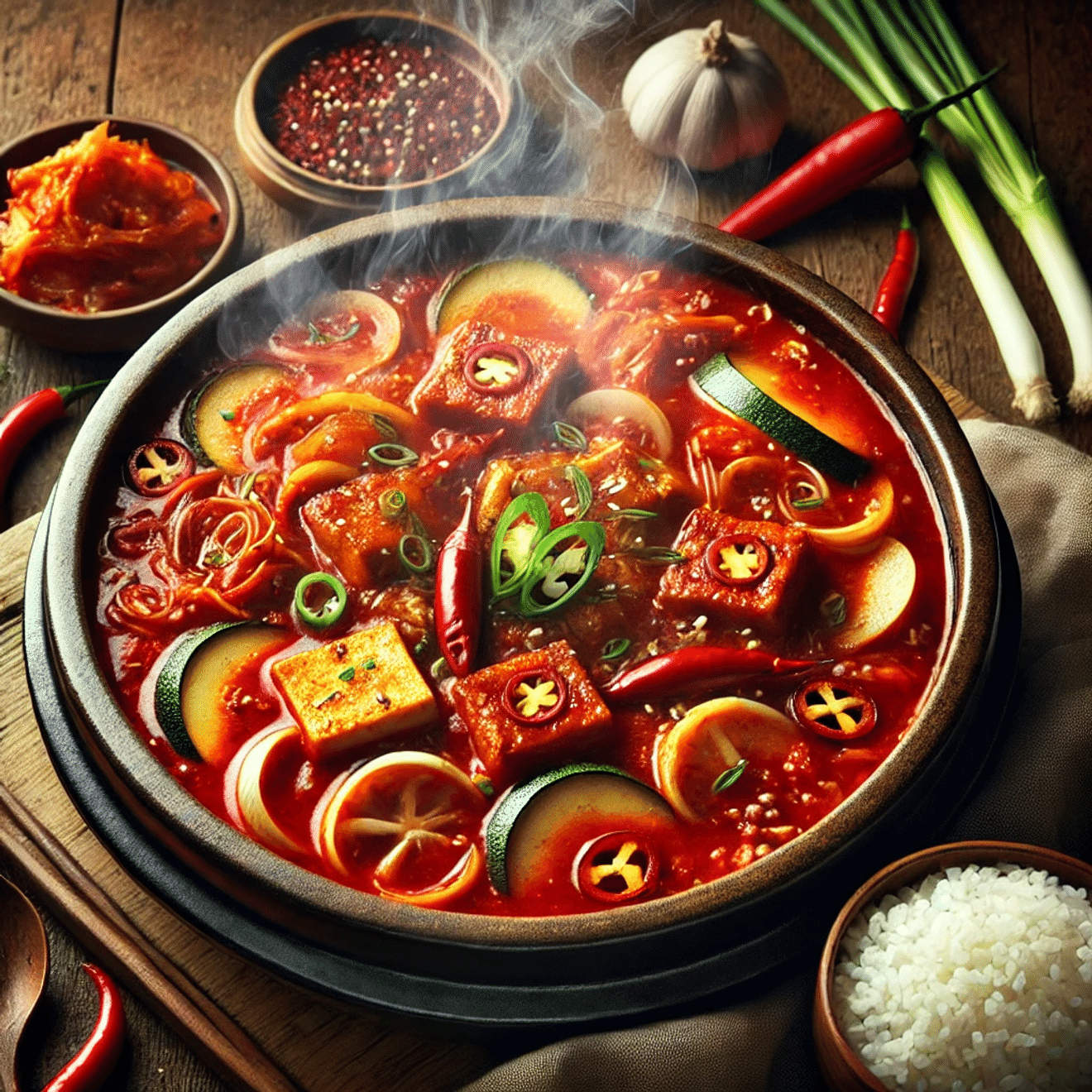 Pikant Gochujang-stoofpot recept (백종원표 얼큰한 고추장찌개 레시피)