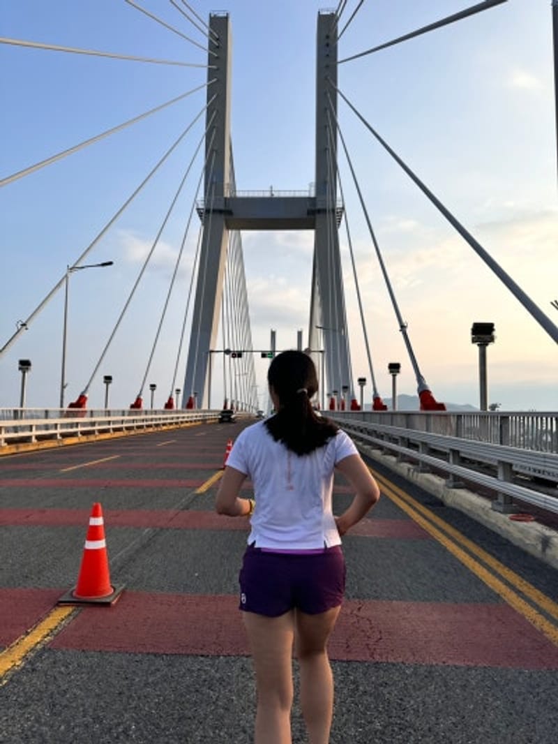 夕焼けと共に駆け抜ける3kmラン！慶南青年インフルエンサーフェスティバル