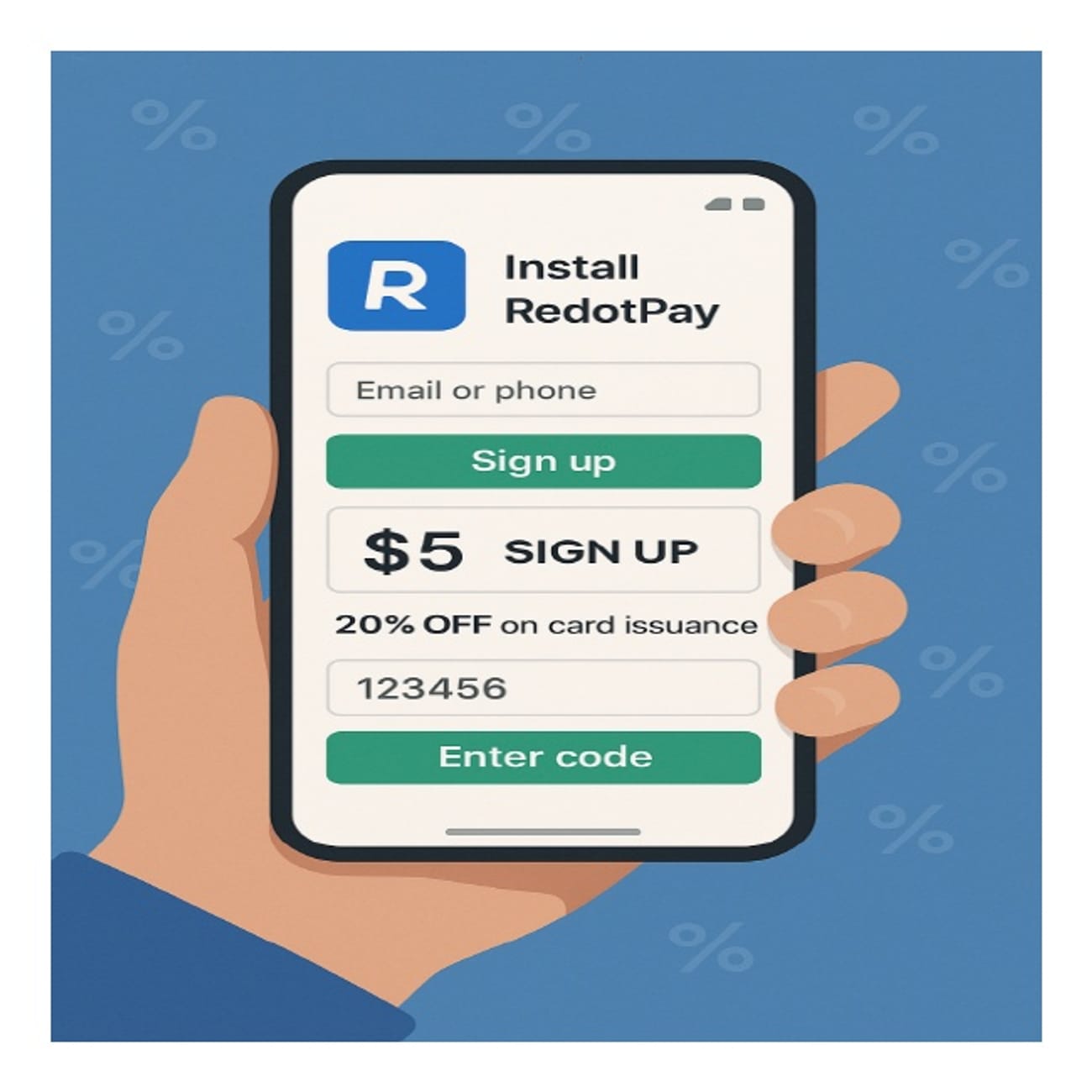 Cài đặt ứng dụng và đăng ký thành viên Ridat Pay