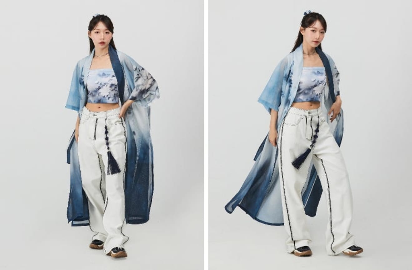 Goryeo Celadon Jikho: Traditional Korean Hanbok Jacket