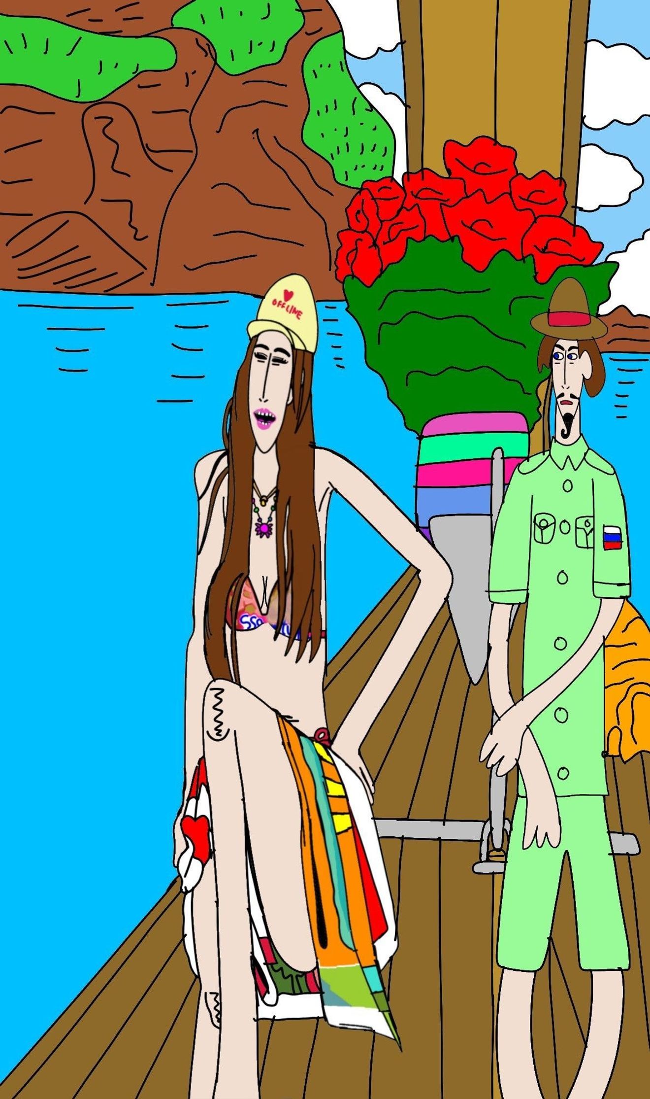 <DHC> Sahildeki bir kadın