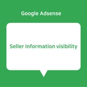 Imagen que dice "Visibilidad de la información del vendedor"