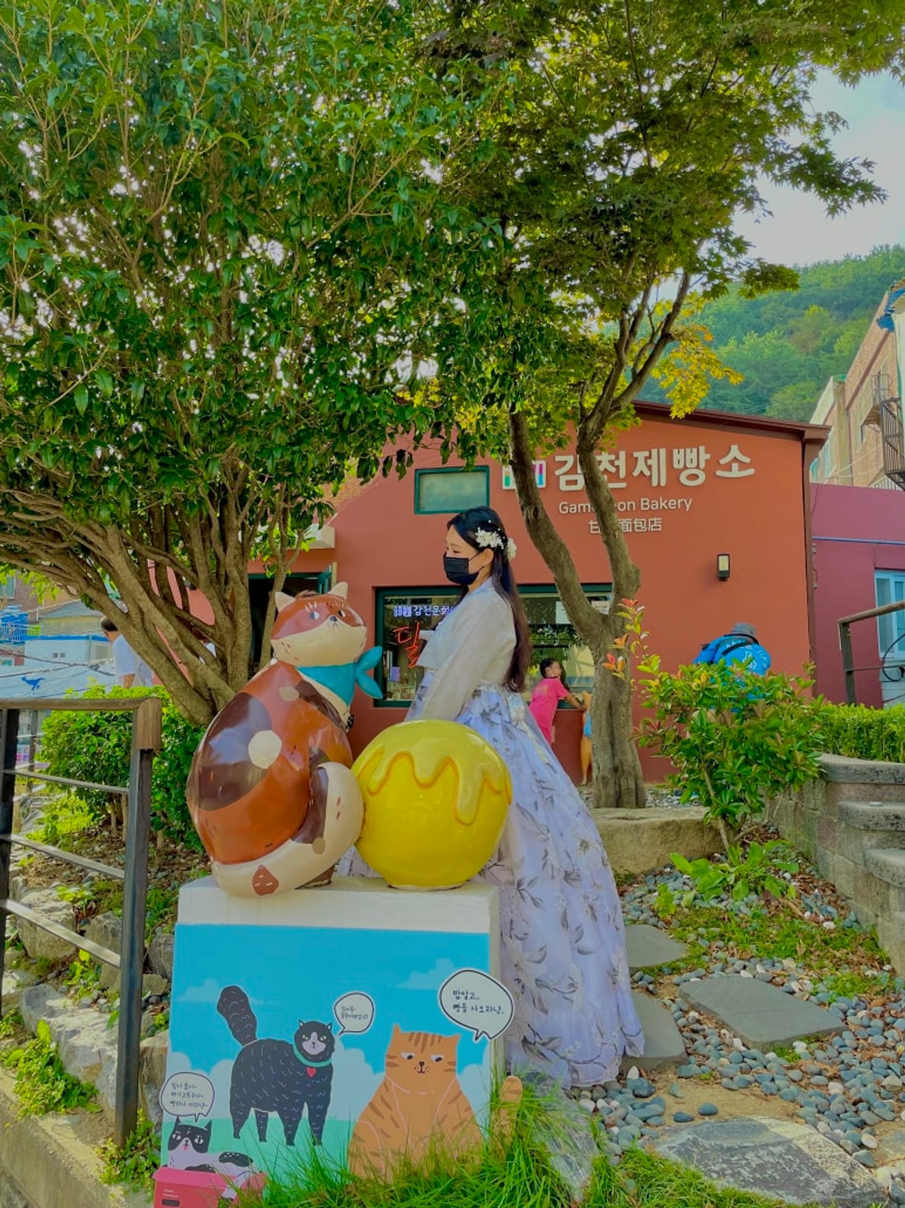 Busan Cheolsu and Younghee Hanbok Rental Cost + Gamcheon Culture Village + Photo Zone